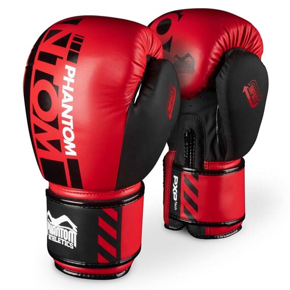 Gants de boxe APEX, Couleur: Rouge, OZ: 14oz
