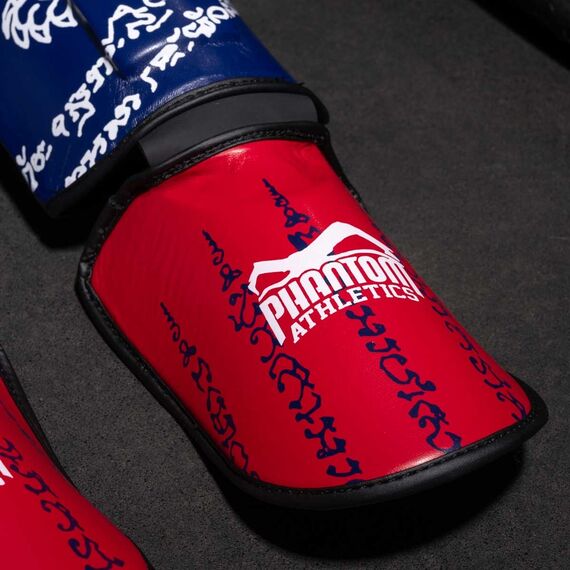 Shinguards Muay Thai, Size: M/L, Colour: Blue, 3 image
