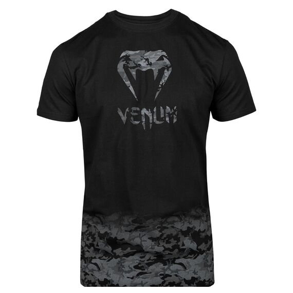 Venum Classic T-shirt - Black/Urban Camo, Colour: Schwarz, Size: M