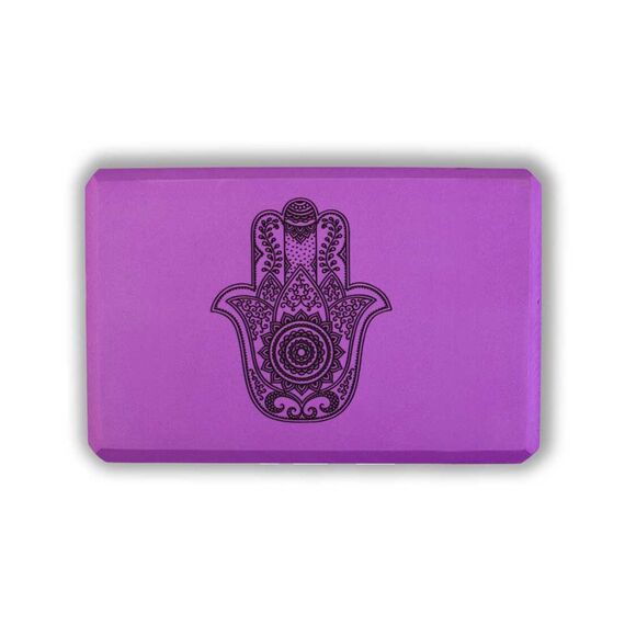 Hamsa" yoga brick Yoggys | Violett