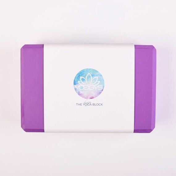 Hamsa" yoga brick Yoggys | Violett, 3 image