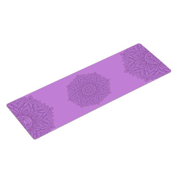 Tapis de yoga "Basic Mandala" 183x61x0.6cm Yoggys | Violet, 2 image