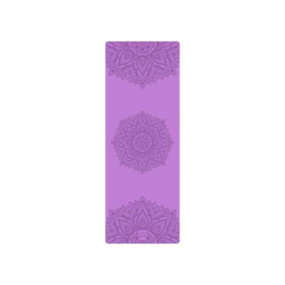 Tapis de yoga "Basic Mandala" 183x61x0.6cm Yoggys | Violet