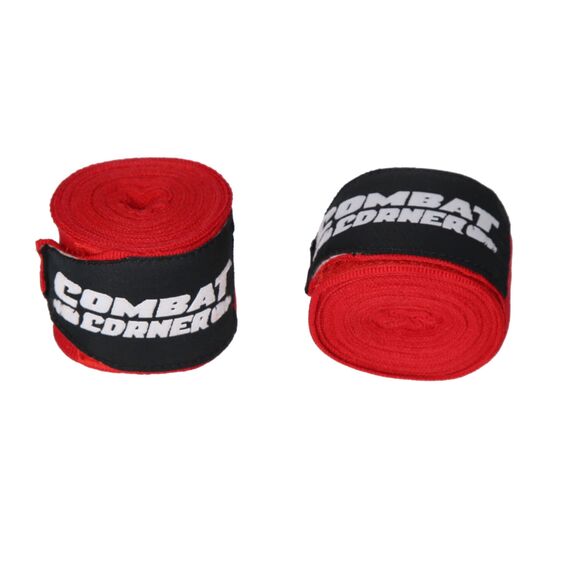 CombatCorner Hand Wraps 4m Red, Colour: Rot