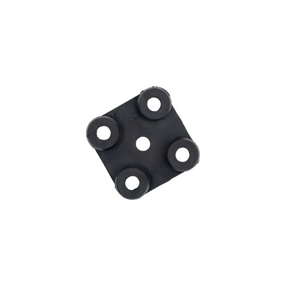 Verbindungsstück für Spaltenbodenmatten aus Gummi 80x80x1.5cm GladiatorFit