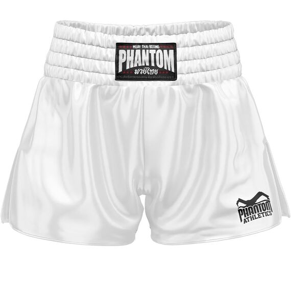 Muay Thai Shorts Team, Size: XL, Colour: Weiss