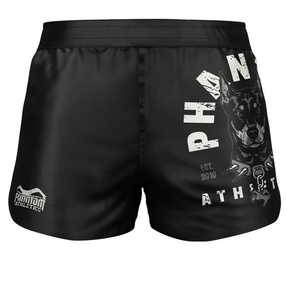 Short de combat FUSION Dobermann, Taille: XL, Couleur: Noir