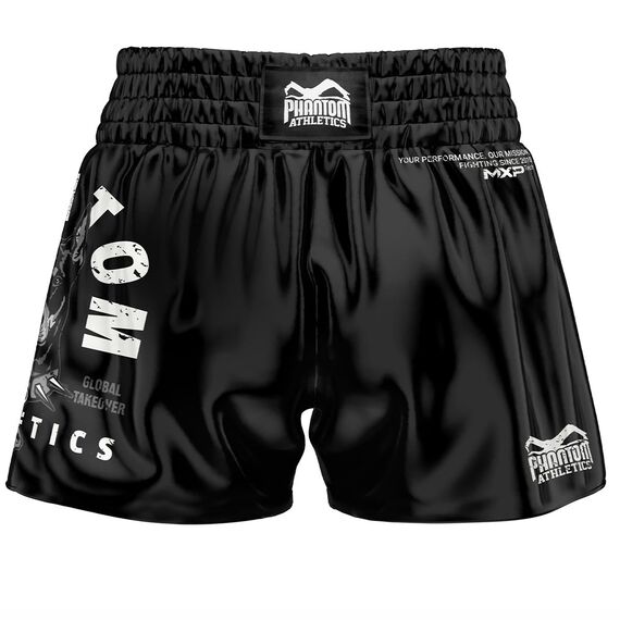 Short de Muay Thai Dobermann, Taille: M, Couleur: Noir, 2 image