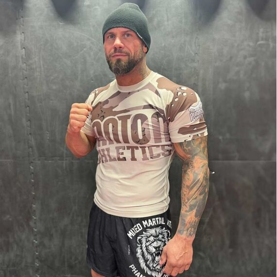 Rashguard Warfare, Size: M, Colour: Beige, 5 image