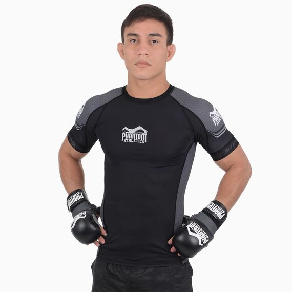 Rashguard Storm Nitro - Kurzarm, Size: S, Colour: Schwarz