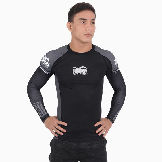 Rashguard Storm Nitro - Langarm, Bekleidungsgrösse: L, Farbe: Schwarz