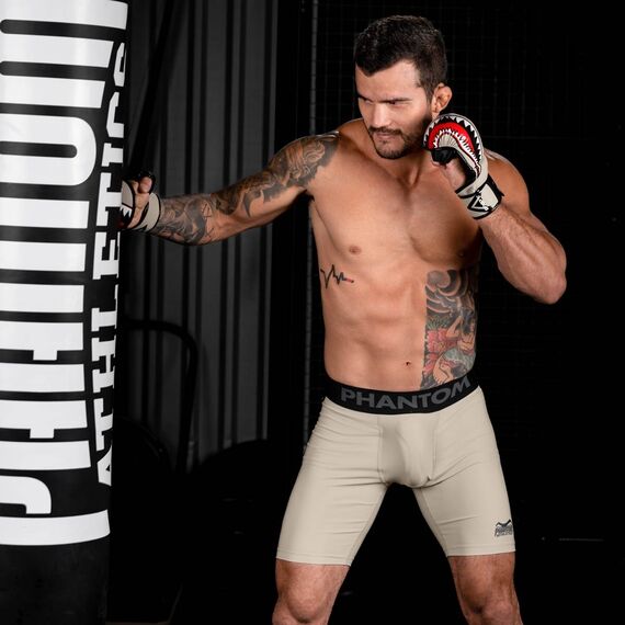 Fightshorts VECTOR Apex, Bekleidungsgrösse: L, Farbe: Beige, 10 image