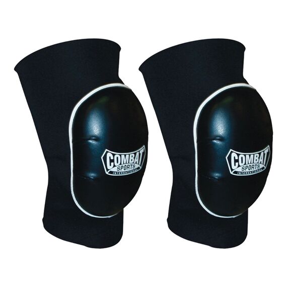 Genouillères Combat Sports Pro, Taille: L/XL, Couleur: Noir