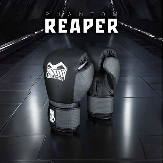 Boxhandschuhe Reaper, Farbe: Schwarz, OZ: 10oz, 4 image