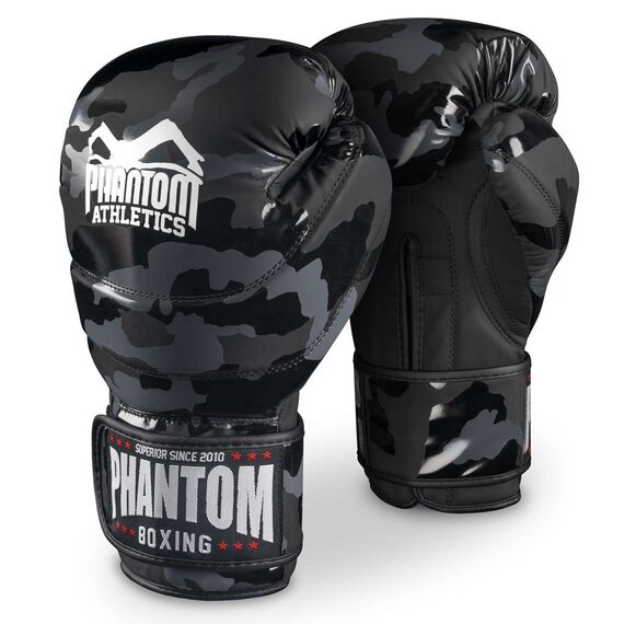 Boxhandschuhe Camo, Farbe: Schwarz, OZ: 10oz