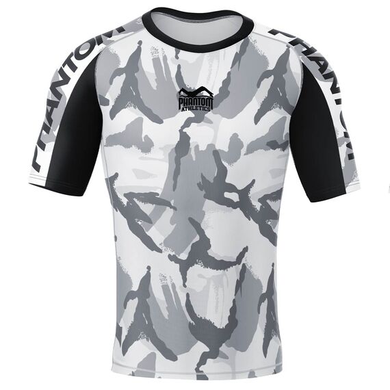 Rashguard Warfare - Whiteout, Size: S, Colour: Grey