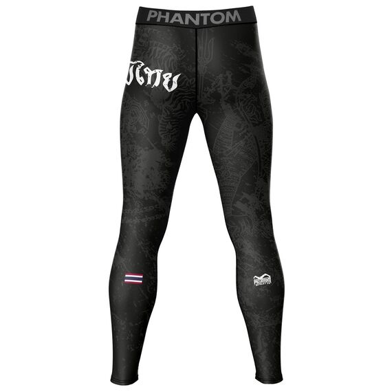 Tights Muay Thai, Size: S, Colour: Schwarz, 2 image