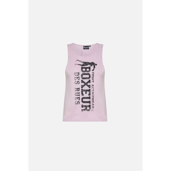 Basic Tank Top With Front Logo, Size: L, Colour: Rosa, 2 image