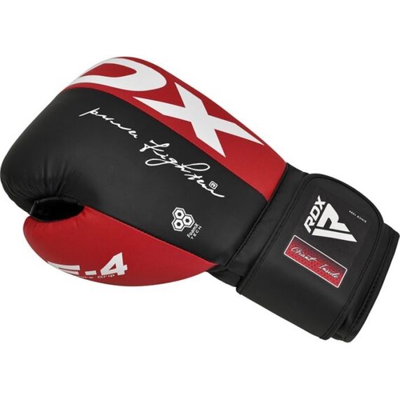 Gants de boxe RDX F4 : Protection et confort pour vos entraînements, Couleur: Rouge, OZ: 12oz, 3 image