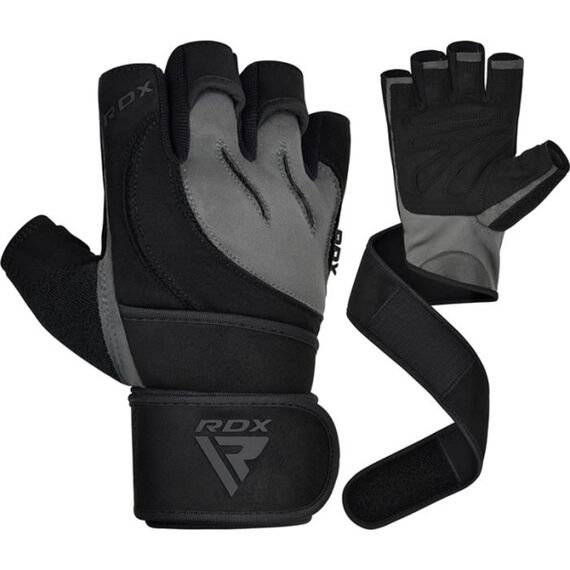 RDXWGM-L4G-M+-Gym Glove Micro Gray/Black Plus-M