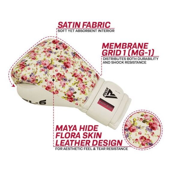 Boxing Gloves Fl-6 White-8OZ, Colour: Weiss, OZ: 8oz, 3 image