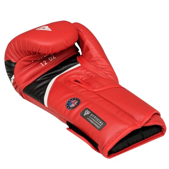 RDXBGR-T17RB-10OZ+-RDX Boxing Glove Aura Plus T-17 Red/Black-10Oz