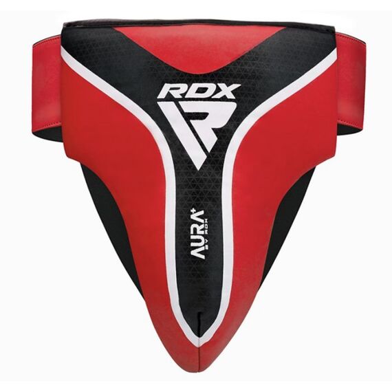 RDX Groin Guard Aura Plus T-17 Red/Black-L+, Size: L, Colour: Rot