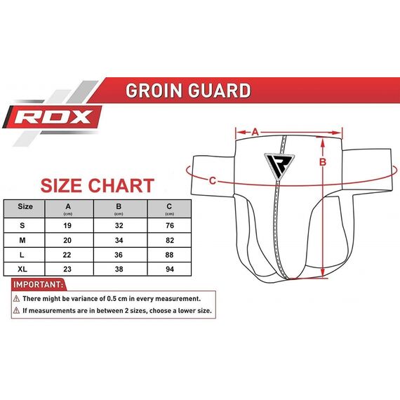 RDXGGX-R1UB-M-Groin Guard Rex Men Blue/Black-M