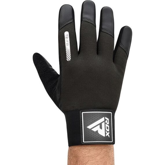 RDXWGA-T2FB-XL-Gym Training Gloves T2 Full Black-XL