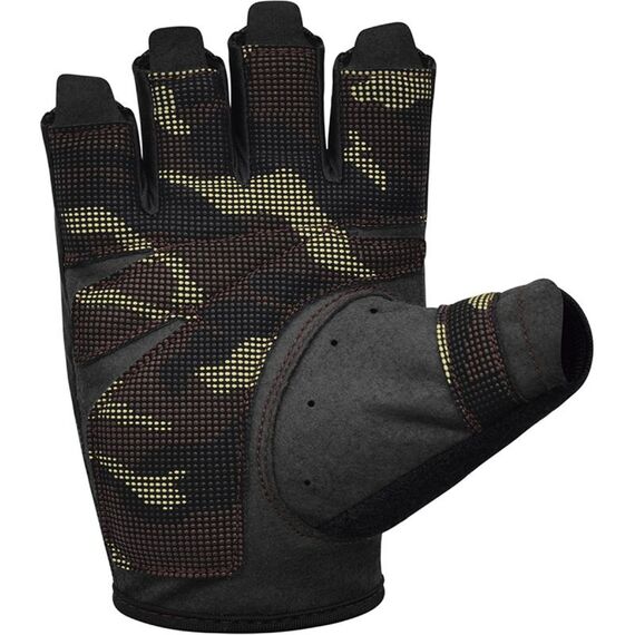 RDXWGA-T2HBR-S-Gym Training Gloves T2 Half Brown-S