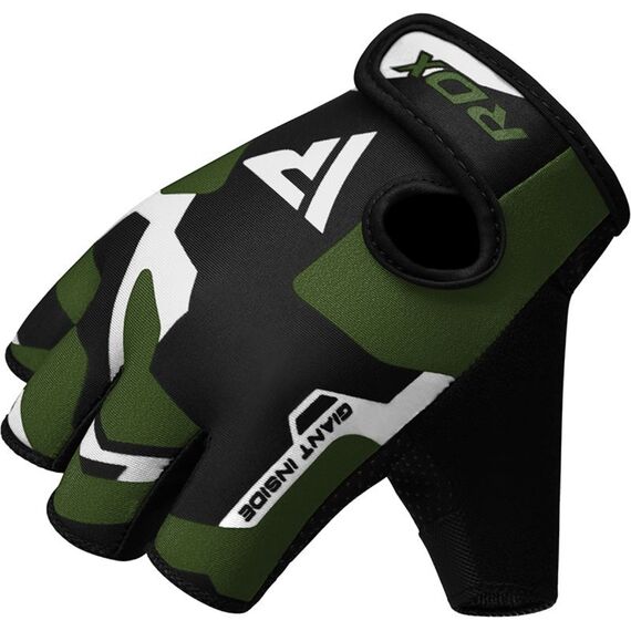 RDXWGS-F6GN-XL-Gym Gloves Sumblimation F6 Black/Green-XL