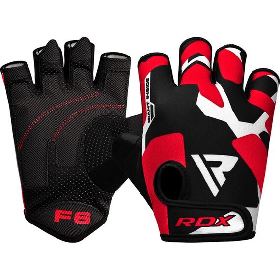 RDXWGS-F6R-XL-Gym Gloves Sumblimation F6 Red-XL