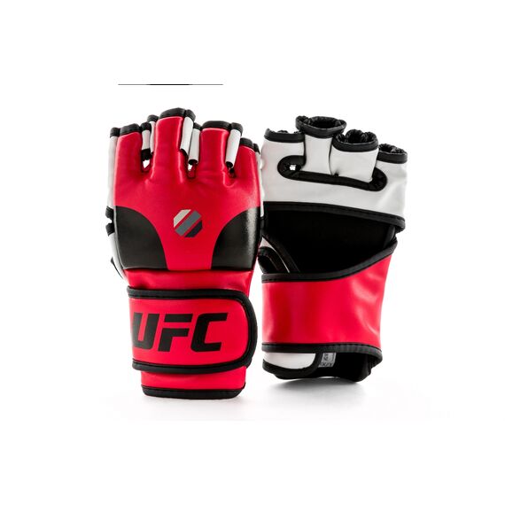 UFC MMA Open Palm Gloves, Colour: Rot, Size: S-M