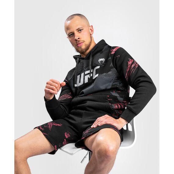 UFC Authentische Kampfche 2.0 Kapuzenpullover, Bekleidungsgrösse: XL, Farbe: Schwarz, 4 image