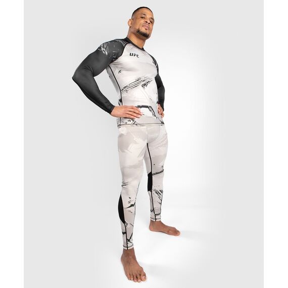 UFC Authentic Fight Week 2.0 Rashguard - Long Sleeves, Size: XL, Colour: Weiss, 6 image