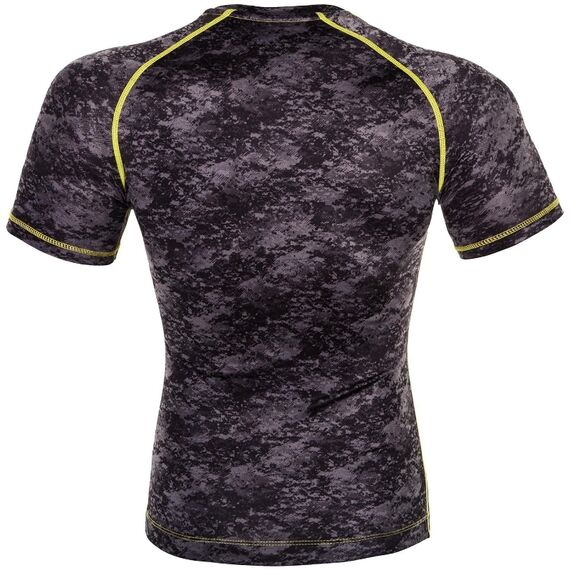 Venum Tramo Rashguard - Short Sleeves - Black-Yellow, Size: XS, Colour: Schwarz, Size: XS, 4 image