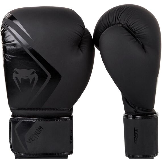 Venum Boxing Gloves Contender 2.0, Colour: Schwarz, OZ: 12oz