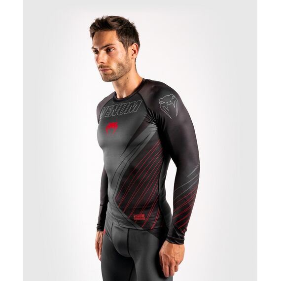 Venum Contender 5.0 Rashguard ong sleeves - Black/Red, Size: S, Colour: Schwarz, Size: S, 2 image
