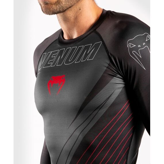 Venum Contender 5.0 Rashguard ong sleeves - Black/Red, Size: S, Colour: Schwarz, Size: S, 5 image