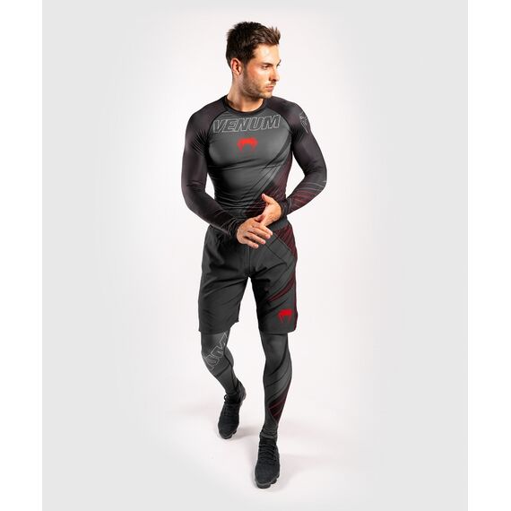 Venum Contender 5.0 Rashguard ong sleeves - Black/Red, Size: S, Colour: Schwarz, Size: S, 6 image