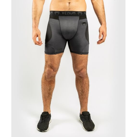 Venum G-Fit Compression Shorts - Grey/Black, Colour: Grey, Size: S