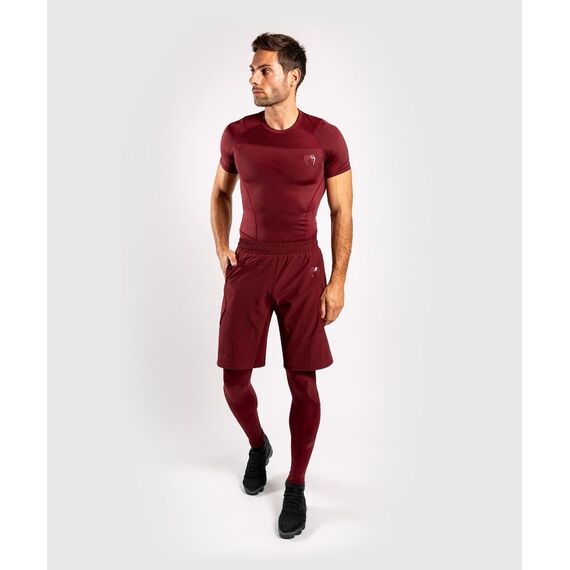 T-Shirt de Compression G-Fit  Manches Courtes, Couleur: Bordeaux, Taille ne pas utiliser: S, 3 image