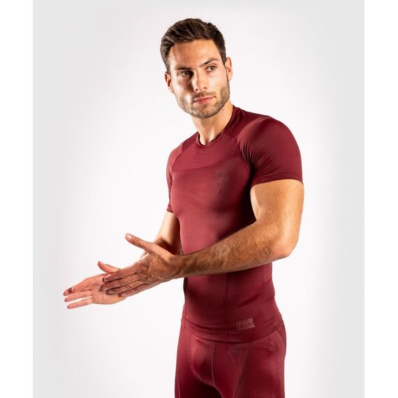T-Shirt de Compression G-Fit  Manches Courtes, Couleur: Bordeaux, Taille ne pas utiliser: S, 6 image