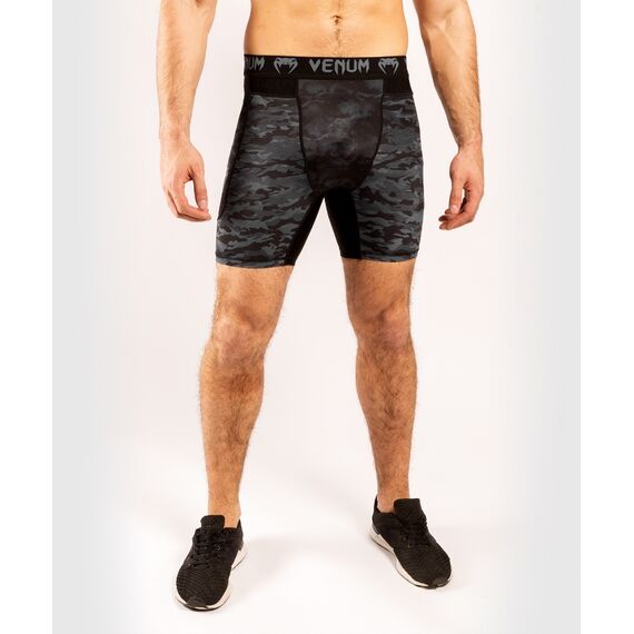 Venum Defender Compression Short - Dark camo, Colour: Camouflage, Size: XL