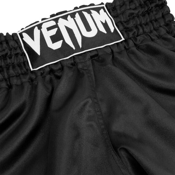 Venum Muay Thai Shorts Classic - Black/White, Colour: Weiss, Size: XL, 3 image