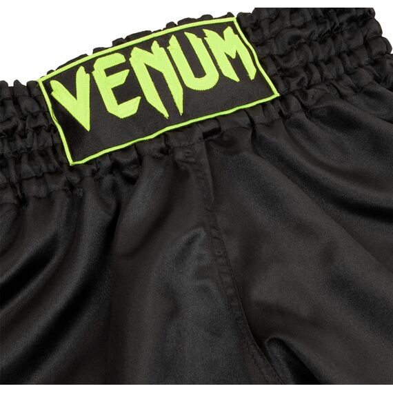 Venum Muay Thai Shorts Classic - Black/Neo Yellow, Colour: Yellow, Size: L, 2 image