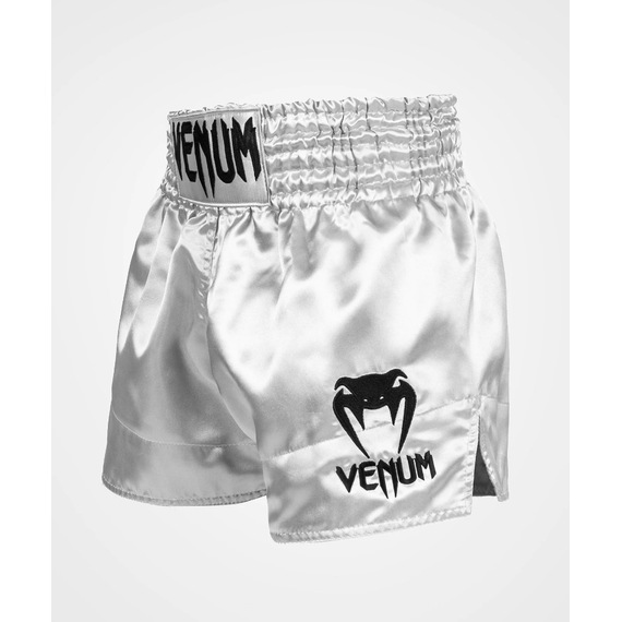 Venum Classic Muay Thai Shorts - Silver/Black, Size: M, Colour: Silber, 4 image