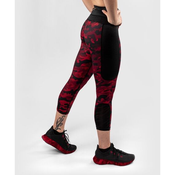 Venum Defender Crop Leggings - for women - Black/Red, Size: S, Colour: Schwarz, Size: S, 5 image