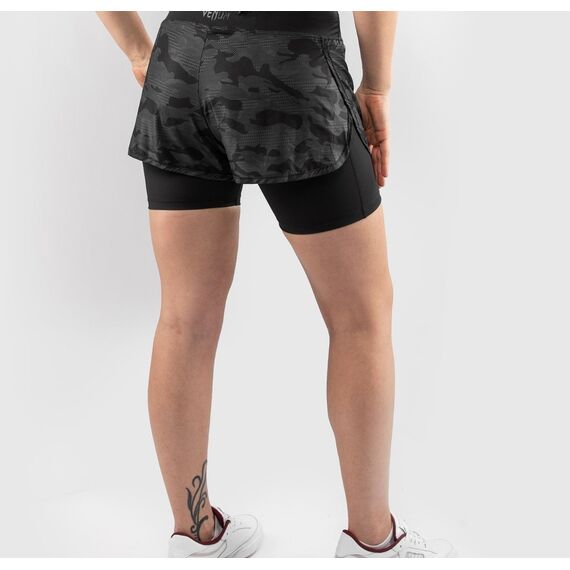 Venum Defender Hybrid Compression Short  - Black/Black, Colour: Schwarz, Size: M, 3 image