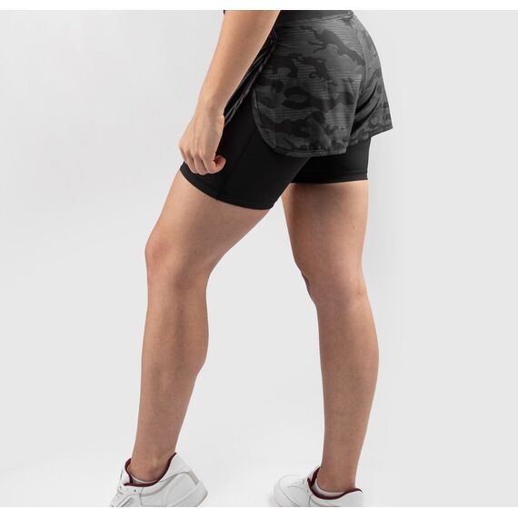 Venum Defender Hybrid Compression Short  - Black/Black, Colour: Schwarz, Size: M, 4 image